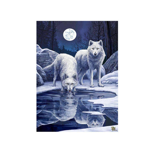 Lisa Parker Tin Sign-Warriors of Winter-Wolves