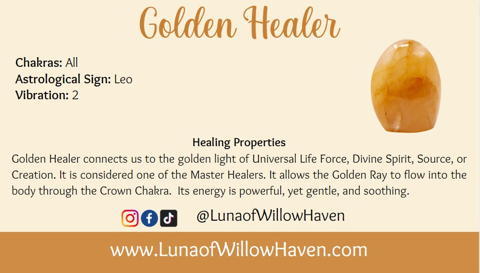 Golden Healer Top Polished Points!