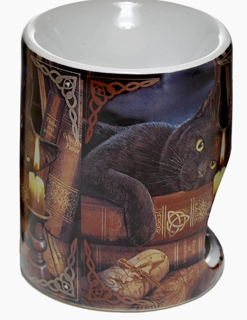 Lisa Parker Ceramic The Witching Hour Cat Oil Burner